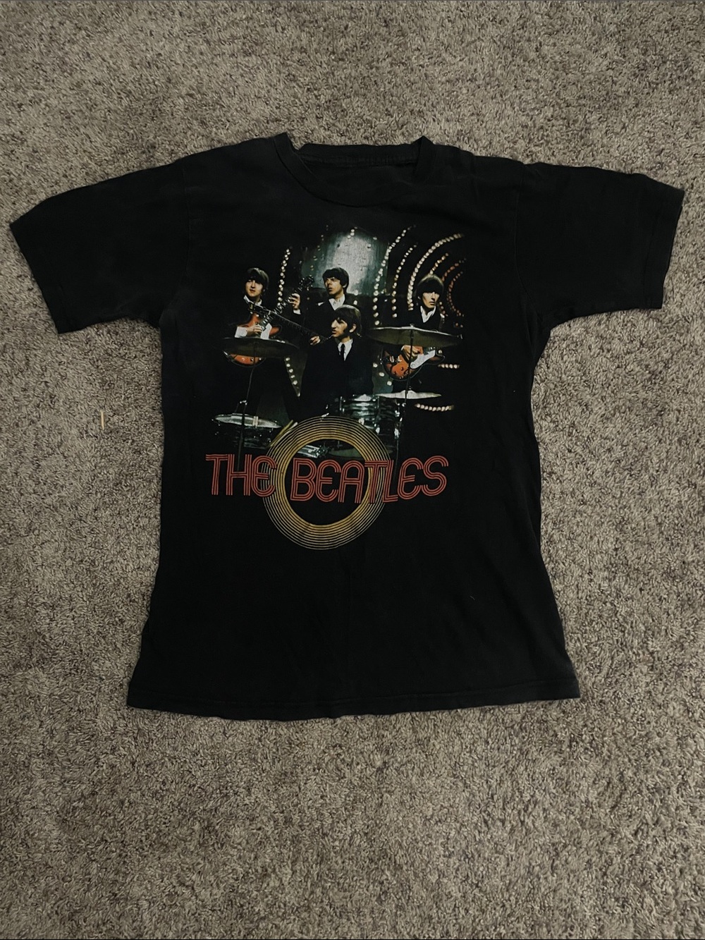 The Beatles 2009 Concert T-Shirt Mens S Apple Corps Band Tour Black Graphic Tee
